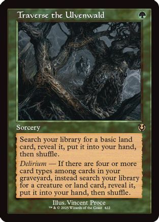 Traverse the Ulvenwald (Retro Frame) (INR-422) - Innistrad Remastered [Rare]