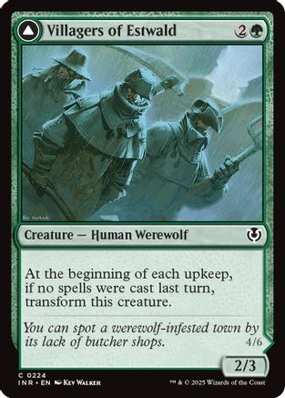 Villagers of Estwald (INR-224) - Innistrad Remastered Foil [Common]