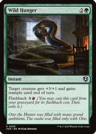 Wild Hunger (INR-225) - Innistrad Remastered Foil [Uncommon]