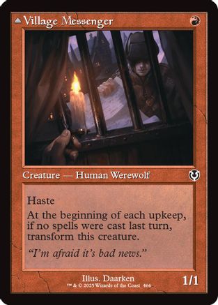 Village Messenger Treatments // Moonrise Intruder (Retro Frame) (INR-466) - Innistrad Remastered [Common]