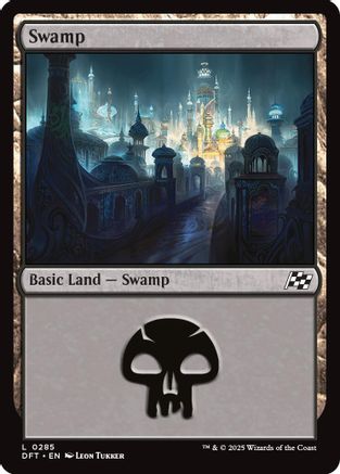 Swamp (0285) (DFT-285) - Aetherdrift [Land]