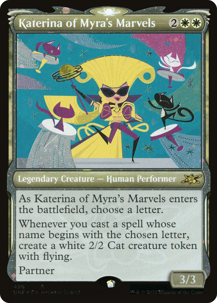 Katerina of Myra's Marvels (UNF-496) - Unfinity: (Showcase) Galaxy Foil [Rare]