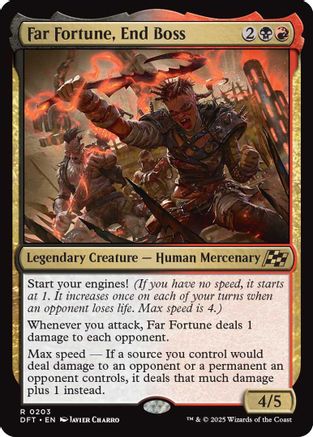 Far fortune, End Boss (DFT-203) - Aetherdrift [Rare]