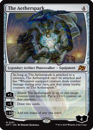 The Aetherspark (DFT-231) - Aetherdrift Foil [Mythic]