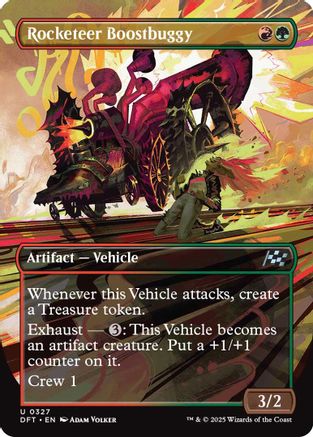 Rocketeer Boostbuggy (Borderless) (DFT-327) - Aetherdrift Foil [Uncommon]