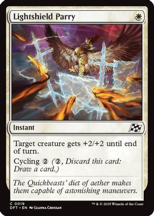 Lightshield Parry (DFT-019) - Aetherdrift Foil [Common]