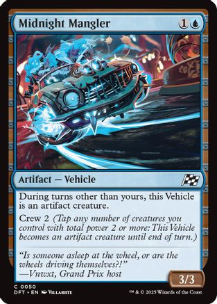 Midnight Mangler (DFT-050) - Aetherdrift Foil [Common]