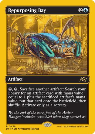 Repurposing Bay (First-Place Foil) (DFT-439) - Aetherdrift Foil [Rare]