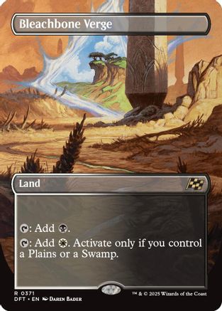 Bleachbone Verge (Borderless) (DFT-371) - Aetherdrift [Rare]