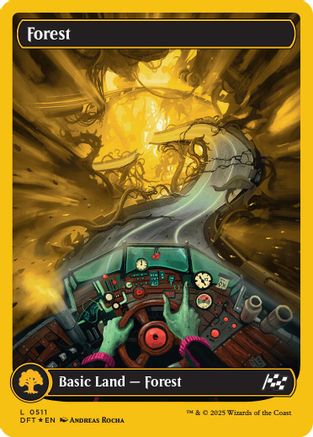 Forest (0511) (First-Place Foil) (DFT-511) - Aetherdrift Foil [Land]