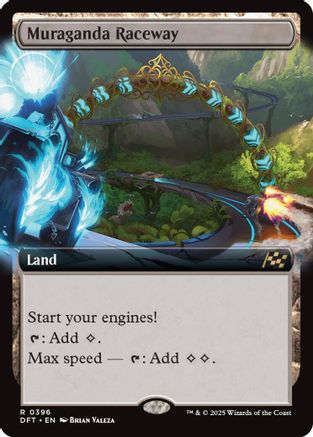 Muraganda Raceway (0396) (Extended Art) (DFT-396) - Aetherdrift Foil [Land]