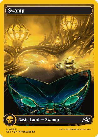 Swamp (0509) (First-Place Foil) (DFT-509) - Aetherdrift Foil [Land]