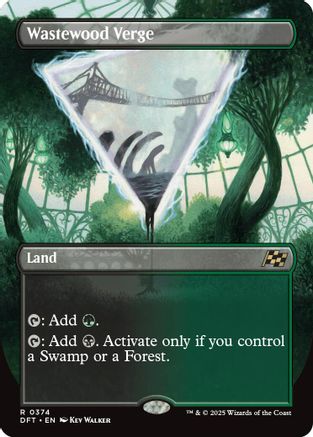 Wastewood Verge (Borderless) (DFT-374) - Aetherdrift [Rare]