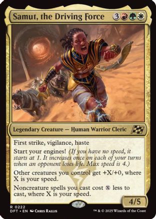 Samut, the Driving Force (DFT-222) - Aetherdrift [Rare]