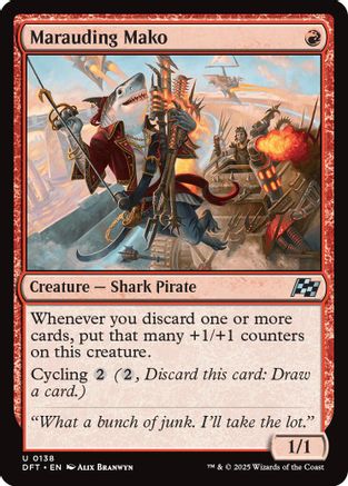 Marauding Mako (DFT-138) - Aetherdrift Foil [Uncommon]