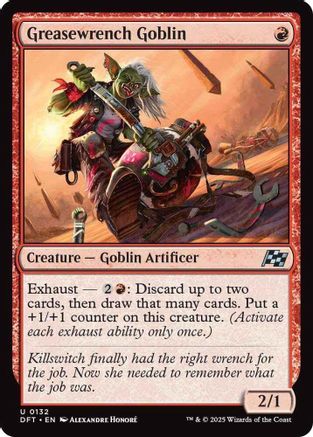 Greasewrench Goblin (DFT-132) - Aetherdrift [Uncommon]