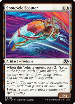 Spotcycle Scouter (DFT-030) - Aetherdrift Foil [Common]