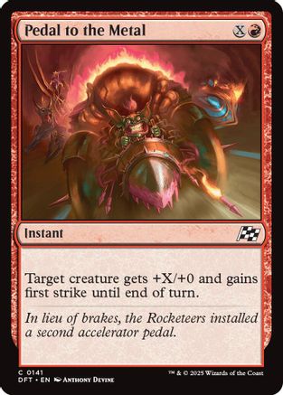 Pedal to the Metal (DFT-141) - Aetherdrift [Common]