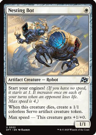 Nesting Bot (DFT-022) - Aetherdrift Foil [Uncommon]