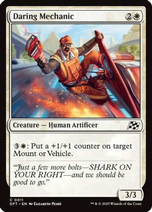 Daring Mechanic (DFT-011) - Aetherdrift Foil [Common]