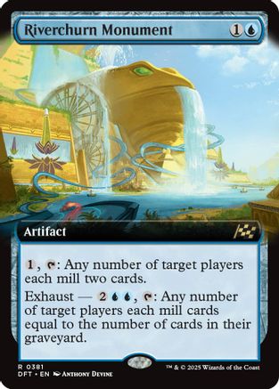 Riverchurn Monument (Extended Art) (DFT-381) - Aetherdrift [Rare]