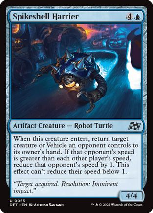 Spikeshell Harrier (DFT-065) - Aetherdrift Foil [Uncommon]