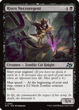 Risen Necroregent (DFT-102) - Aetherdrift [Uncommon]