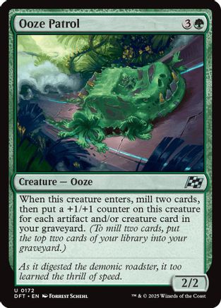 Ooze Patrol (DFT-172) - Aetherdrift Foil [Uncommon]