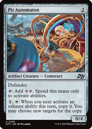 Pit Automaton (DFT-238) - Aetherdrift Foil [Uncommon]