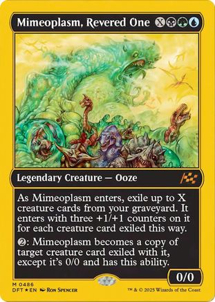 Mimeoplasm, Revered One (First-Place Foil) (DFT-486) - Aetherdrift Foil [Mythic]