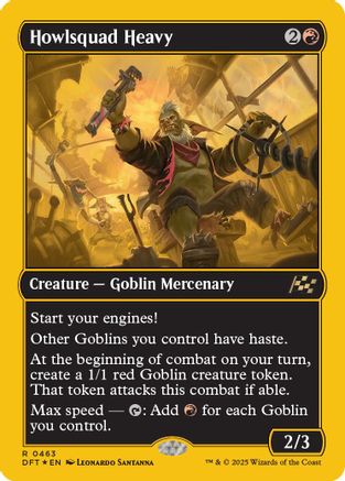 Howlsquad Heavy (First-Place Foil) (DFT-463) - Aetherdrift Foil [Rare]