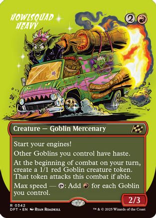 Howlsquad Heavy (Borderless) (DFT-342) - Aetherdrift [Rare]