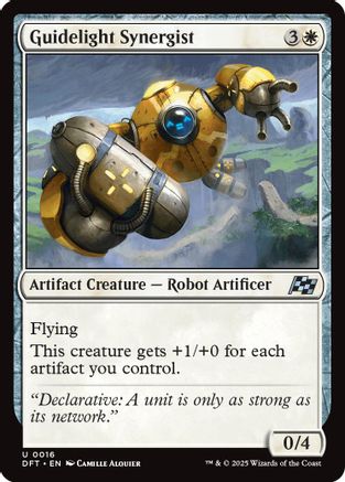 Guidelight Synergist (DFT-016) - Aetherdrift Foil [Uncommon]