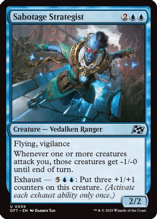 Sabotage Strategist (DFT-059) - Aetherdrift [Uncommon]