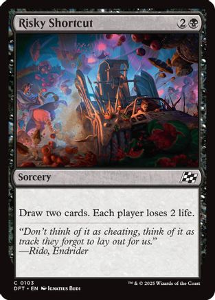 Risky Shortcut (DFT-103) - Aetherdrift Foil [Common]
