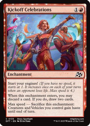 Kickoff Celebrations (DFT-135) - Aetherdrift Foil [Common]