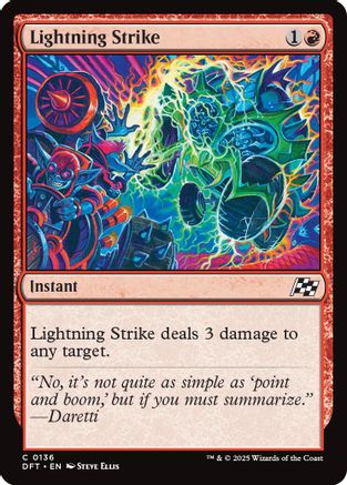 Lightning Strike (DFT-136) - Aetherdrift Foil [Common]
