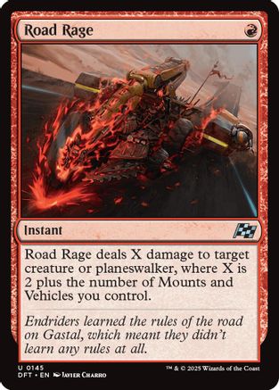 Road Rage (DFT-145) - Aetherdrift [Uncommon]