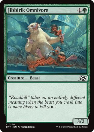 Jibbirik Omnivore (DFT-166) - Aetherdrift Foil [Common]