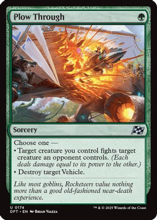 Plow Through (DFT-174) - Aetherdrift [Uncommon]
