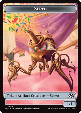 Servo // Thopter (0009) Double-Sided Token (DFT-8 // 9) - Aetherdrift [Token]