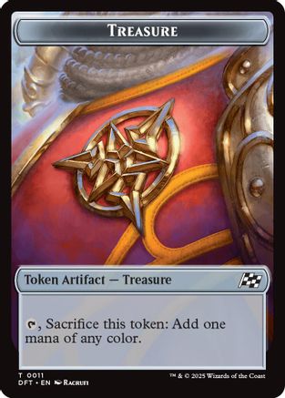 Treasure // Pilot Double-Sided Token (DFT-11 // 1) - Aetherdrift Foil [Token]