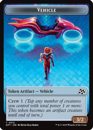 Vehicle // Pilot Double-Sided Token (DFT-12 // 1) - Aetherdrift [Token]