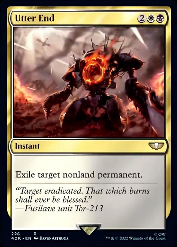 Utter End (40K-226) - Warhammer 40,000 Commander [Rare]