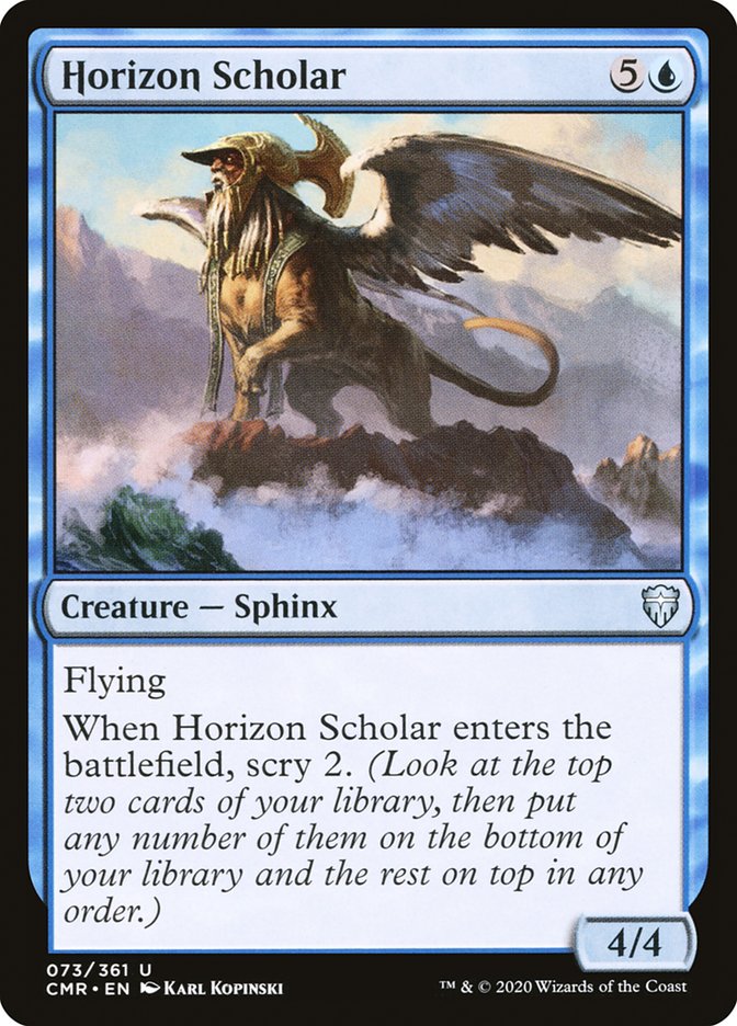 Horizon Scholar (CMR-073) - Commander Legends [Uncommon]