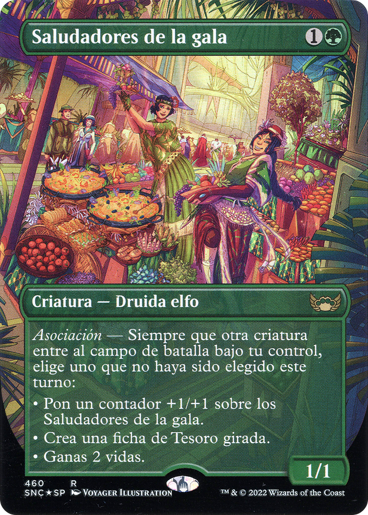 Gala Greeters (SNC-460) - Streets of New Capenna (Borderless) Foil [Rare]