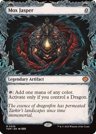 Mox Jasper (Showcase) (TDM-325) - Tarkir: Dragonstorm [Mythic]