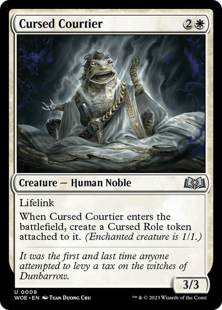 Cursed Courtier (WOE-009) - Wilds of Eldraine [Uncommon]