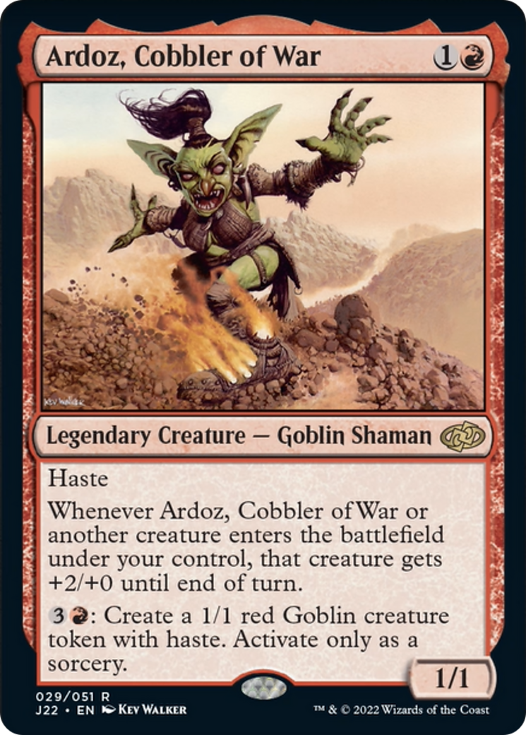 Ardoz, Cobbler of War (J22-029) - Jumpstart 2022 [Rare]