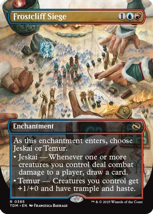 Frosteliff Siege (Borderless) (TDM-385) - Tarkir: Dragonstorm [Rare]
